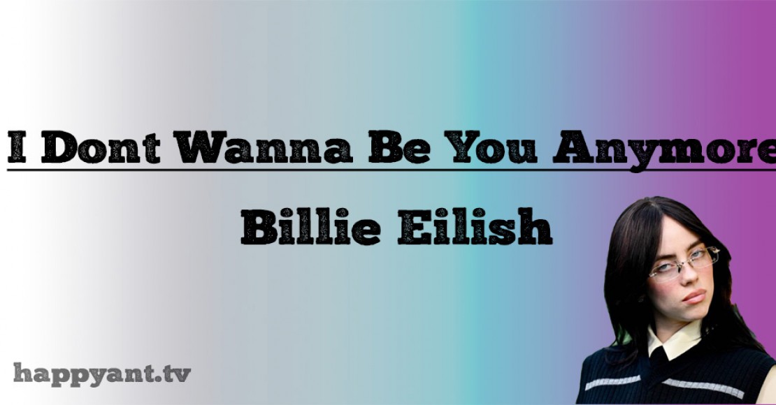 بیلی آیلیش (Billie Eilish) |I don't wanna be you anymore