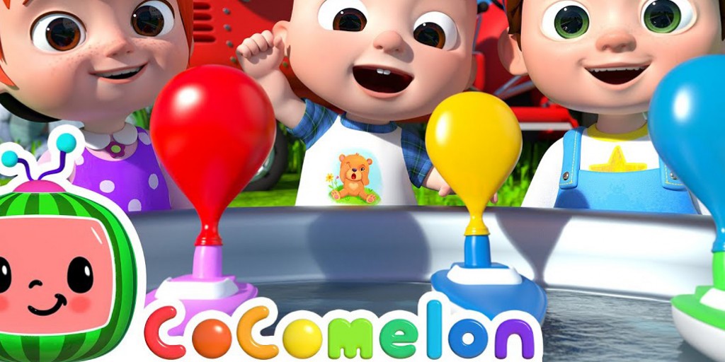 کارتون کوکوملون - Balloon Boat Race