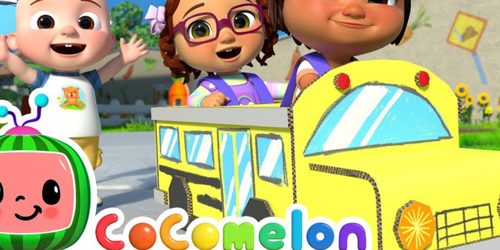 کارتون کوکوملون - Wheels On The Bus Playground Version