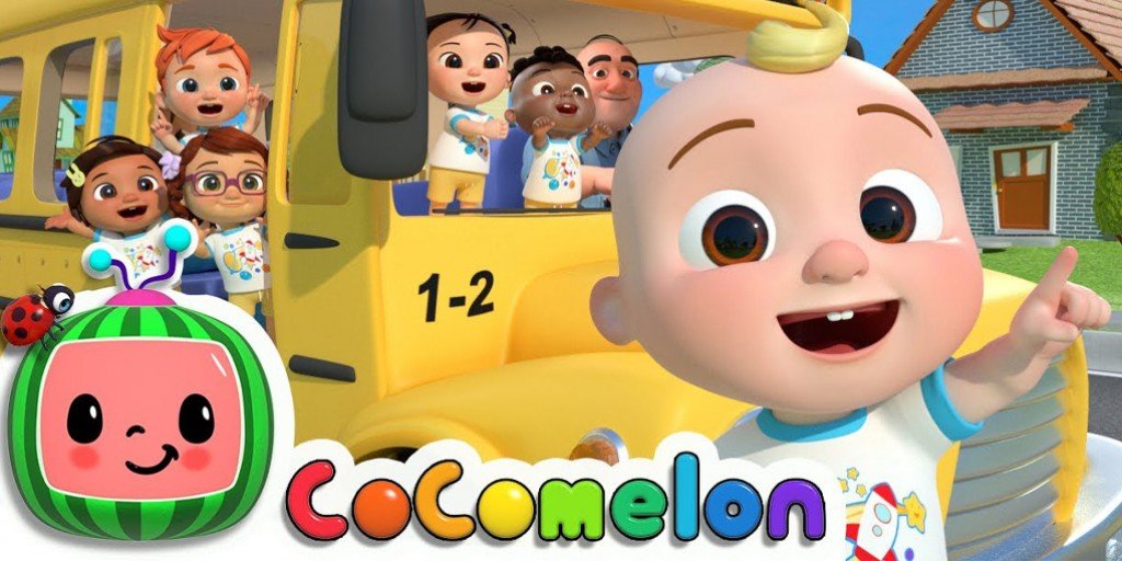 کارتون کوکوملون - Wheels on The Bus School Version