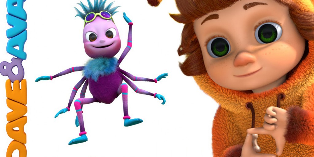کارتون موزیکال دیو و آوا - Itsy Bitsy Spider