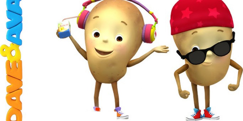 کارتون موزیکال دیو و آوا - One Potato Two Potatoes