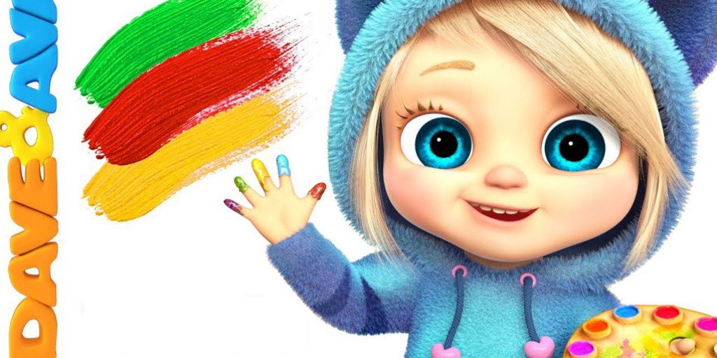 کارتون موزیکال دیو و آوا - Finger Family Colors