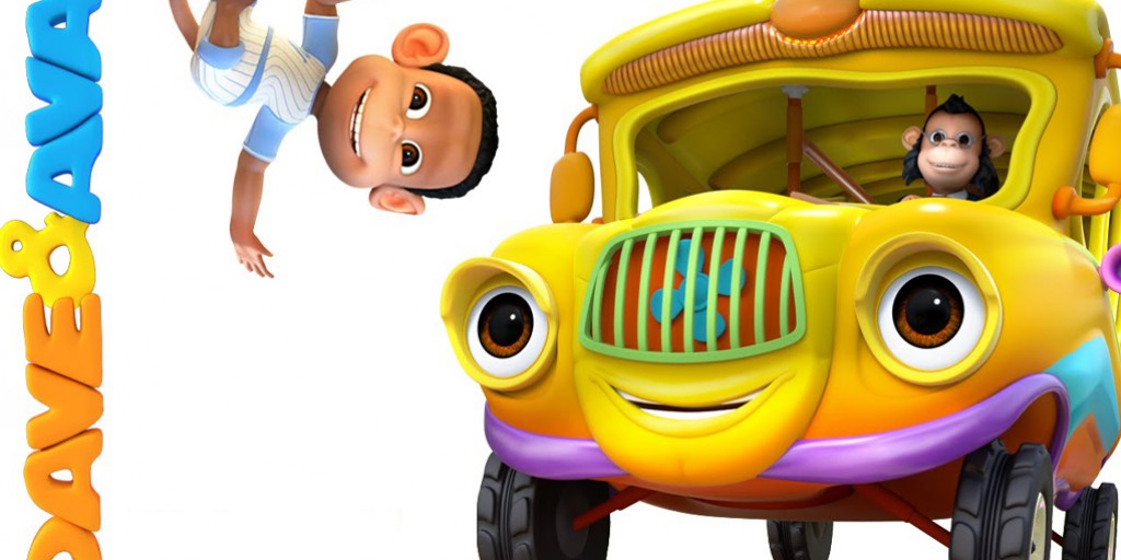 کارتون موزیکال دیو و آوا - The Wheels On The Bus Part 1