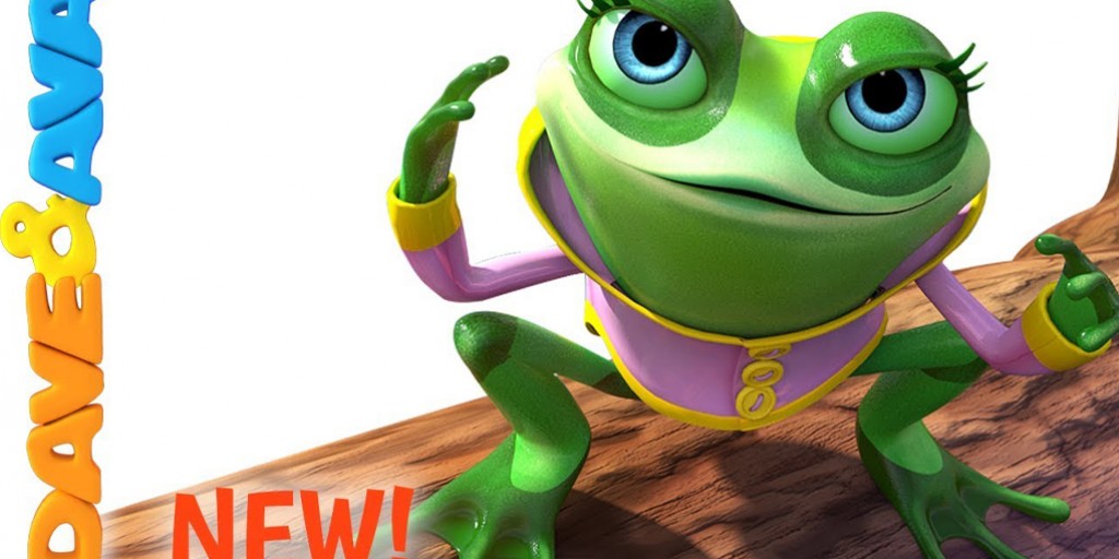 کارتون موزیکال دیو و آوا - Five Little Speckled Frogs