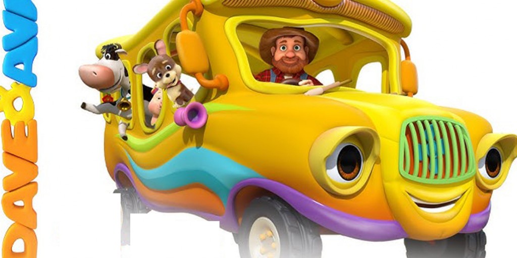 کارتون موزیکال دیو و آوا - The Wheels On The Bus