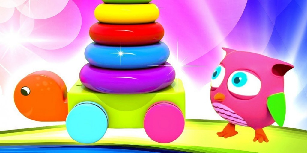 کارتون موزیکال هاپ هاپ - Learn Colors With Rings