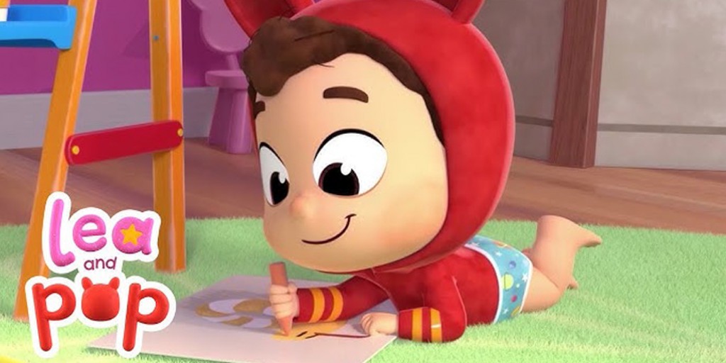 کارتون موزیکال لیا و پاپ - Drawing Song