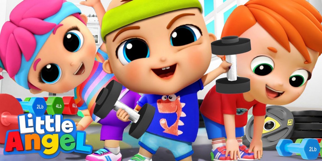 کارتون موزیکال لیتل آنجل - s Exercise Time Lets Move Move Move