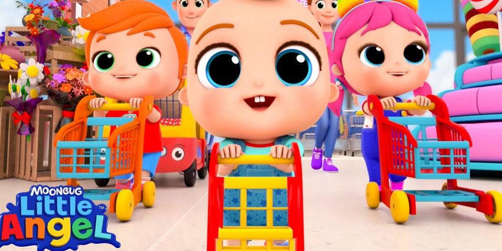 کارتون موزیکال لیتل آنجل - Fruits And Vegetables At The Supermarket