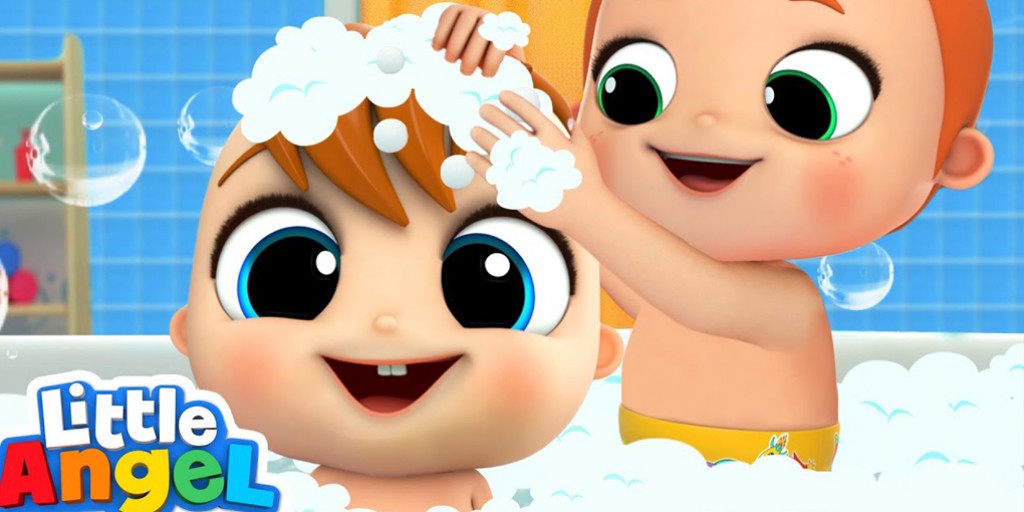 کارتون موزیکال لیتل آنجل - Bubble Bath Song