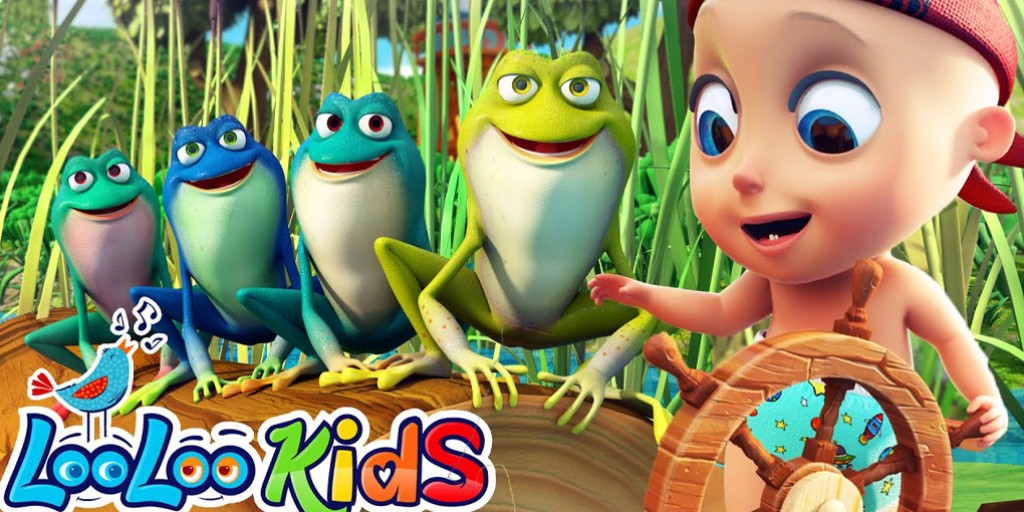 کارتون موزیکال لولو کیدز -  Five Little Speckled Frogs