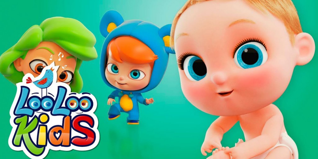 کارتون موزیکال لولو کیدز -  Head Shoulders Knees and Toes