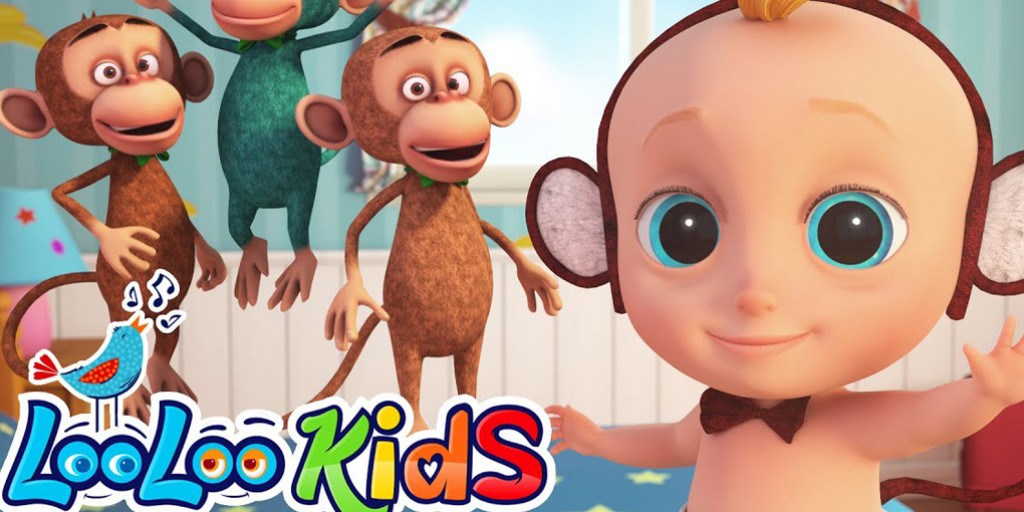 کارتون موزیکال لولو کیدز - Johny and Five Little Monkeys