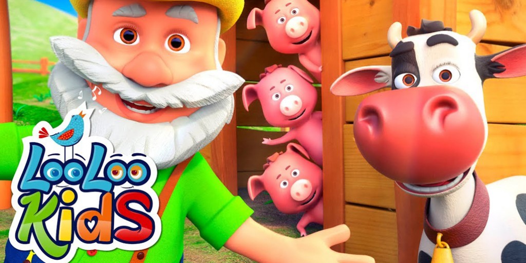 کارتون موزیکال لولو کیدز - Old Macdonald Had A Farm