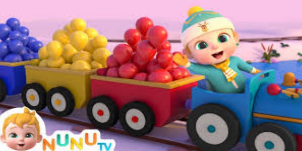 کارتون موزیکال نونو تی‌وی - Learn Colors With Train