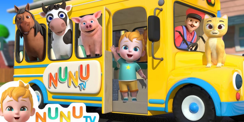 کارتون موزیکال نونو تی‌وی - Wheels On The Bus Toddlers