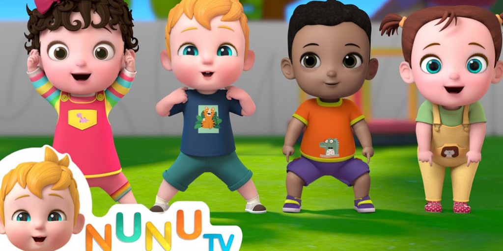 کارتون موزیکال نونو تی‌وی - Head Shoulders Knees and Toes