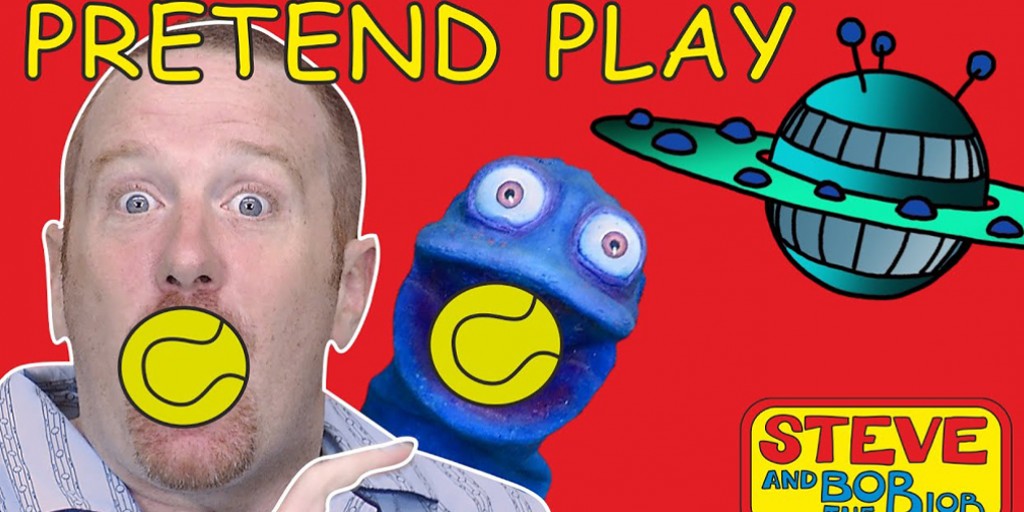 کارتون استیو و مگی - Kids Pretend Play with Steve and Maggie with Bobby