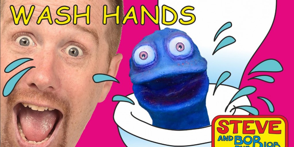 کارتون استیو و مگی - Kids Wash Hands
