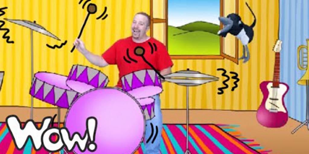 کارتون استیو و مگی - Play the Drums with Steve