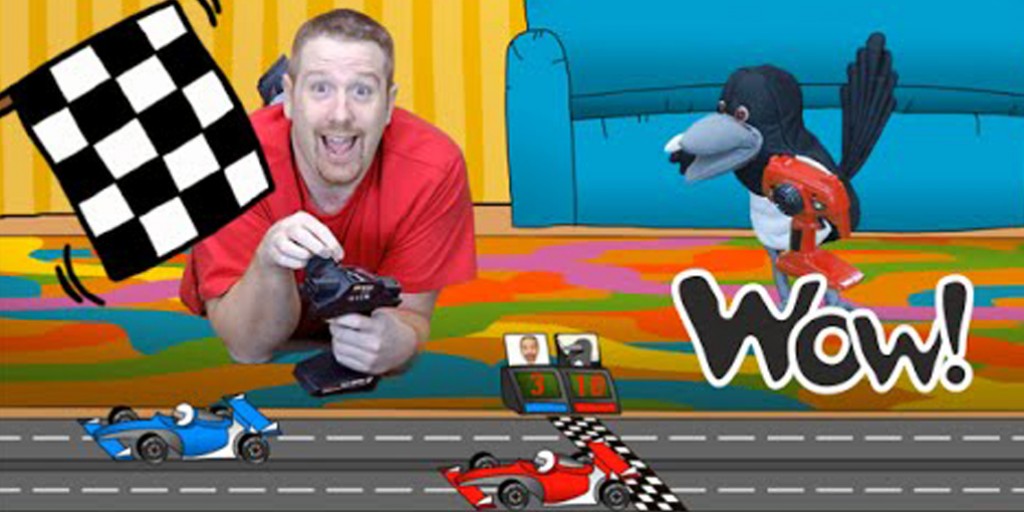 کارتون استیو و مگی - Steve and.Maggie are playing.with Cars Toys