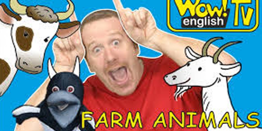 کارتون استیو و مگی - Steve and Maggie with Farm Animals