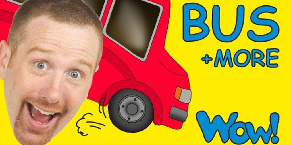 کارتون استیو و مگی - Wheels on the Bus and Other Vehicles
