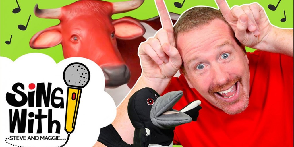 کارتون استیو و مگی - Huge Farm Animal Toys