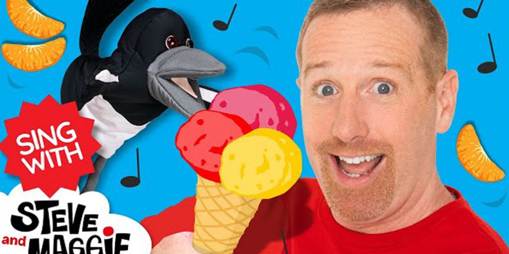 کارتون استیو و مگی - Ice Cream and Dinosaur Safarii