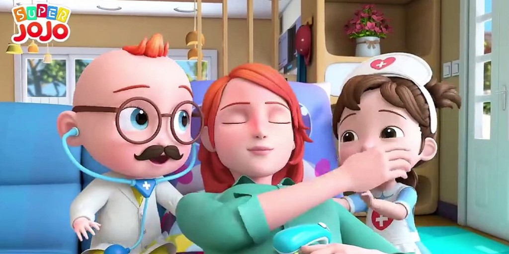 کارتون موزیکال سوپر جوجو - Mommy Got Sick
