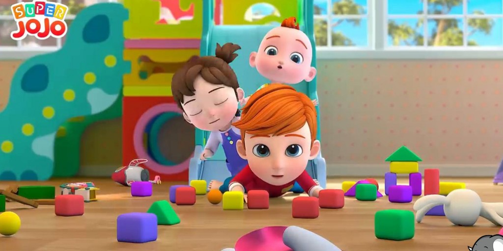 کارتون موزیکال سوپر جوجو - Clean Up Toys Song