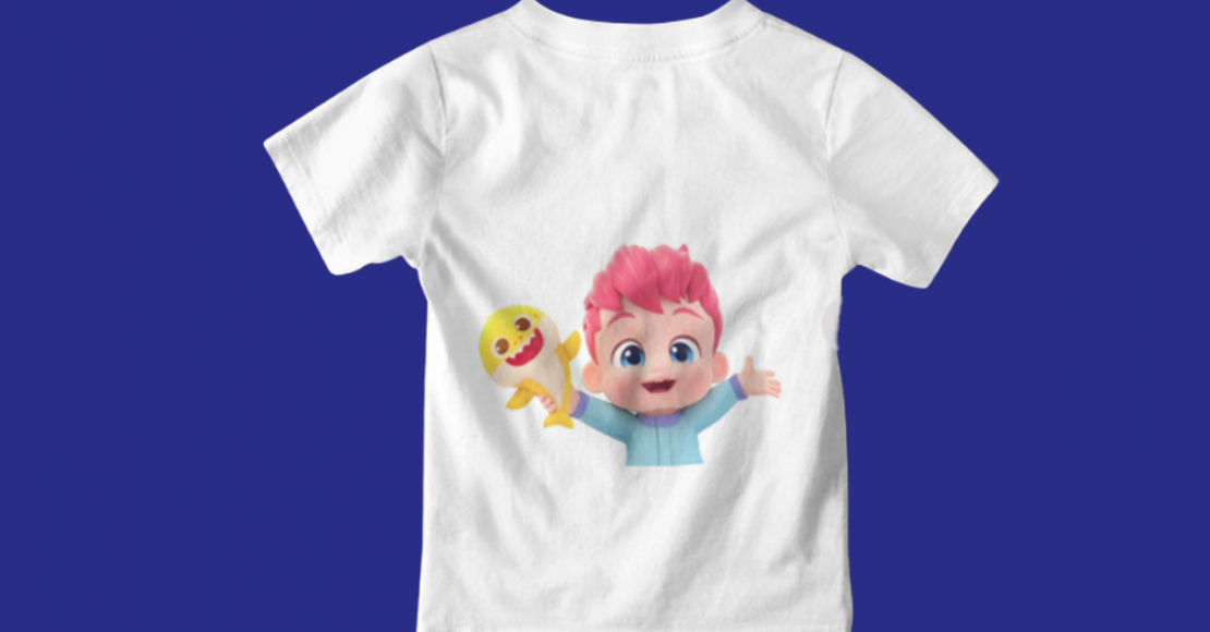تی شرت طرح ببه فین